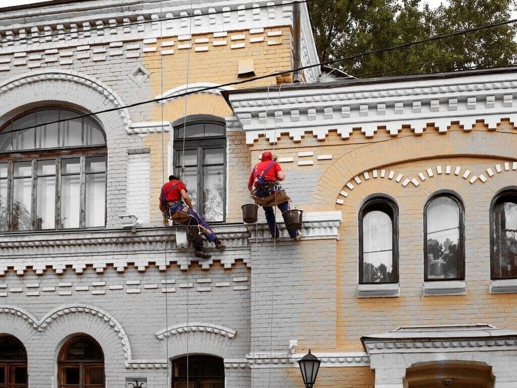 Штукатурка стен здания пример 3 в Узловой. Цена.